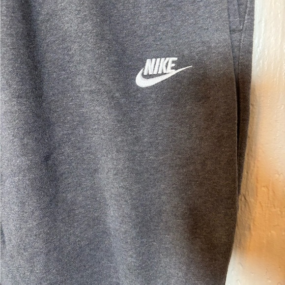 Nike Men Gray Fleece Sweatpants Size Large - Picture 2 of 10